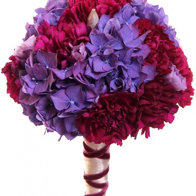 Букет из Гвоздик, Лизиантуса и Гортензий «Анда» Букет из Гвоздик, Лизиантуса и Гортензий «Анда»