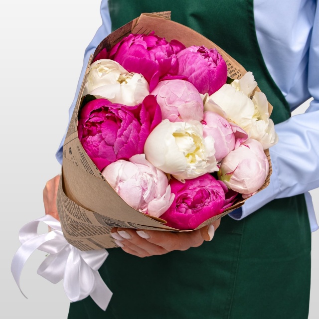 Букет из Пионов «Время любить» Букет из Пионов «Время любить»