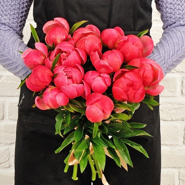 Букет из Пионов «Коралловый бум» Букет из Пионов «Коралловый бум»