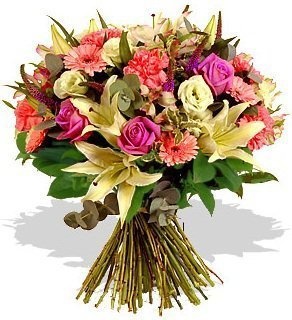 Букет из Роз, Гермини и Лилий «Королевский шарм» Букет из Роз, Гермини и Лилий «Королевский шарм»