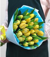 Букет тюльпанов 25 шт «Возлюбленной»