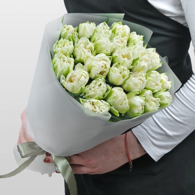 Букет из Пионовидных Тюльпанов 31 шт «Любовная Любовь» Букет из Пионовидных Тюльпанов 31 шт «Любовная Любовь»