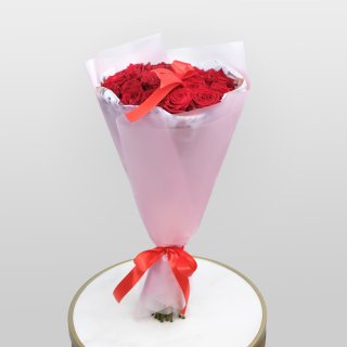 Букет из красных Роз 19 шт 60 см «Сокровище»