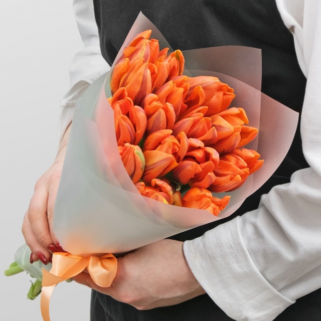 Букет из Тюльпанов 19 шт «Элизабет» Букет из Тюльпанов 19 шт «Элизабет»