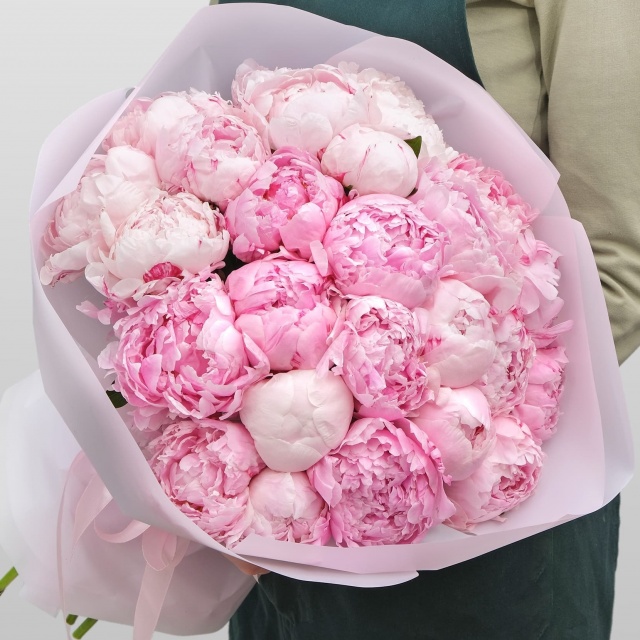 Букет из 25 Пионов «Вкус Любви» Букет из 25 Пионов «Вкус Любви»