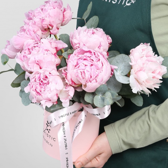 Композиция из Пионов «Безграничная нежность» Композиция из Пионов «Безграничная нежность»