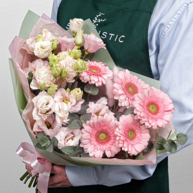 Букет из Лизиантуса и Гермини «Очарование момента» Букет из Лизиантуса и Гермини «Очарование момента»