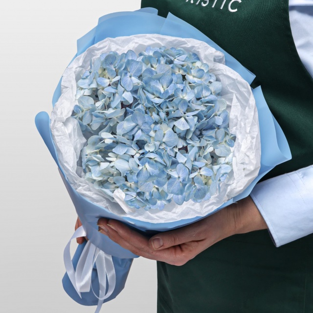 Букет из Гортензии «Голубая гортензия» Букет из Гортензии «Голубая гортензия»