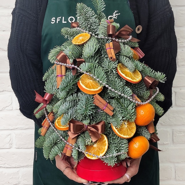 Новогодняя Ель «Елка цитрус с корицей» Новогодняя Ель «Елка цитрус с корицей»