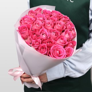 Роза Кения розовая 25шт 40 см Роза Кения розовая 25шт 40 см