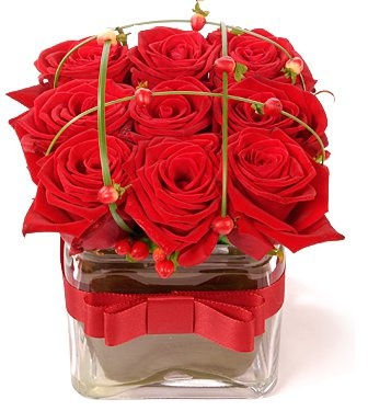 Композиция из красных Роз «Тайный дар» Композиция из красных Роз «Тайный дар»