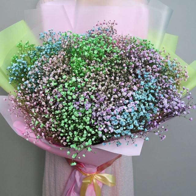 Букет из Гипсофилы «Перелив» Букет из Гипсофилы «Перелив»
