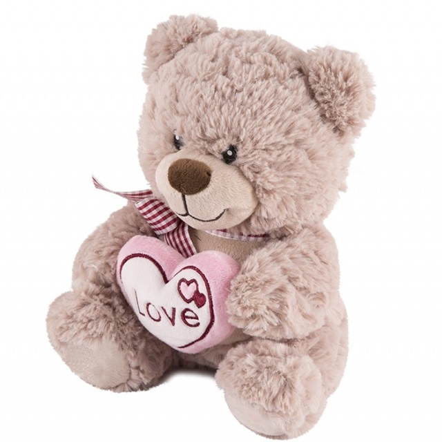 Мягкая Игрушка Мишка Обаяшка с Сердцем Мягкая Игрушка Мишка Обаяшка с Сердцем