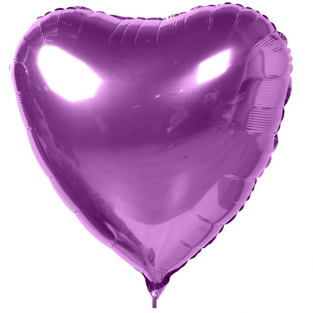Воздушный шар Сердце фиолетовый Воздушный шар Сердце фиолетовый