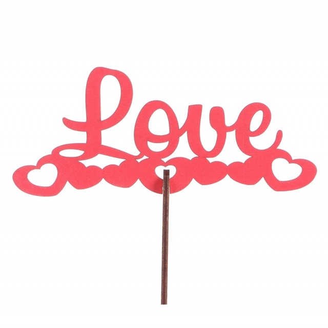 Топпер крашеный «Лав Сердца» Топпер крашеный «Лав Сердца»