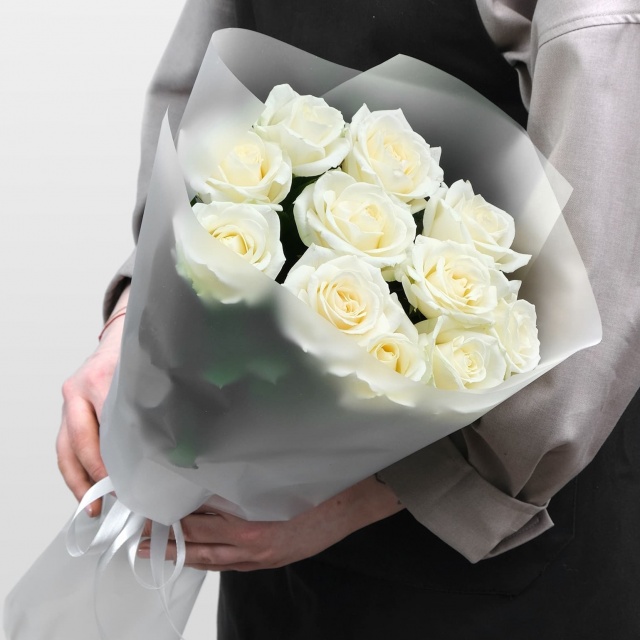 Букет белых Роз 60 см «Белоснежная Красота» Букет белых Роз 60 см «Белоснежная Красота»