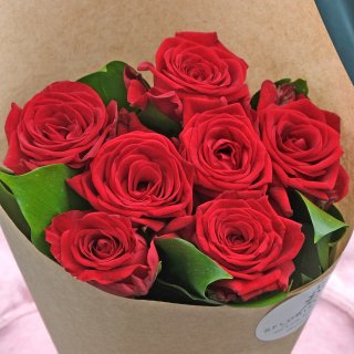 Букет из красных Роз 60 см «Карнеол»