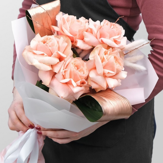 Букет из Пионовидных Роз «Амелия» Букет из Пионовидных Роз «Амелия»