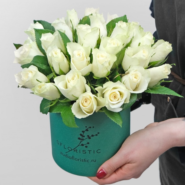 Композиция из Роз 25 шт 40 см «Искренняя любовь» Композиция из Роз 25 шт 40 см «Искренняя любовь»