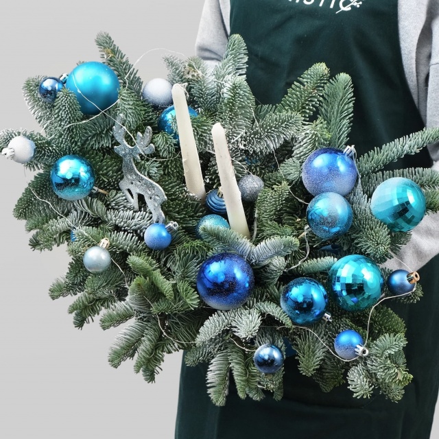 Настольная композиция из Нобилиса «Голубая Въюга» Настольная композиция из Нобилиса «Голубая Въюга»