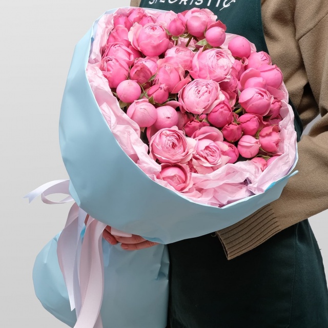 Букет из пионовидной Розы «Николь» Букет из пионовидной Розы «Николь»