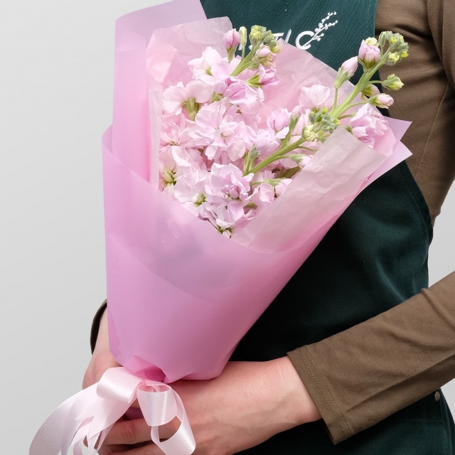 Букет Маттиол «Розовый зефир» Букет Маттиол «Розовый зефир»