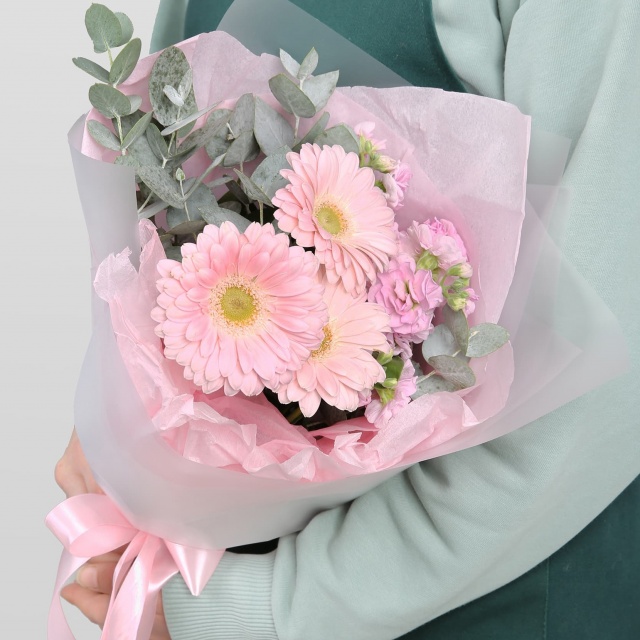 Букет Гермини и Маттиолы «Капля Романтики» Букет Гермини и Маттиолы «Капля Романтики»