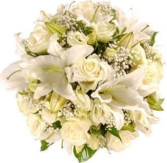 Траурная композиция из Лилий «Похоронный круг» Траурная композиция из Лилий «Похоронный круг»