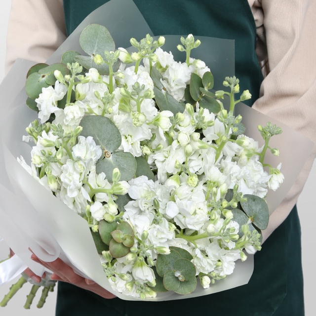 Букет кустовой Маттиолы «Лунная дымка» Букет кустовой Маттиолы «Лунная дымка»