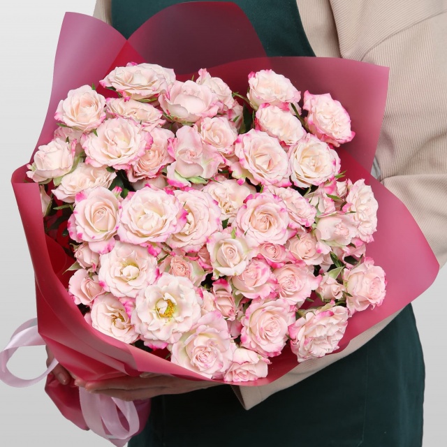 Букет кустовых Роз «Рефлекс заката» Букет кустовых Роз «Рефлекс заката»