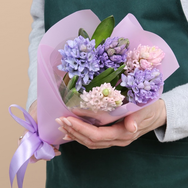 Букет Гиацинтов «Туманное утро» Букет Гиацинтов «Туманное утро»