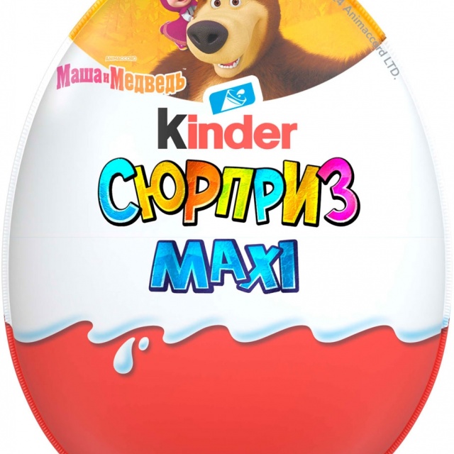 Яйцо Киндер Сюрприз Макси с игрушкой 100 г Яйцо Киндер Сюрприз Макси с игрушкой 100 г