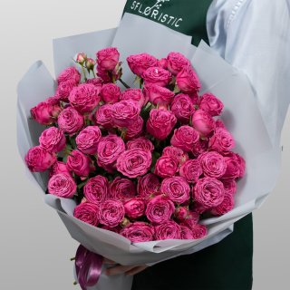 Букет из кустовых пионовидных Роз «Сладкая нега» Букет из кустовых пионовидных Роз «Сладкая нега»