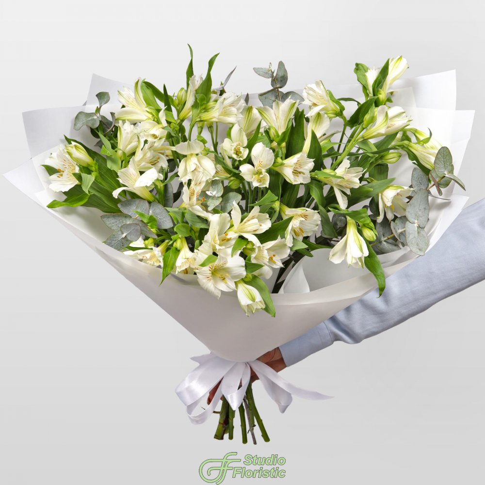 Букет из Альстромерий «Хрустальная Мелодия» Букет из Альстромерий «Хрустальная Мелодия»