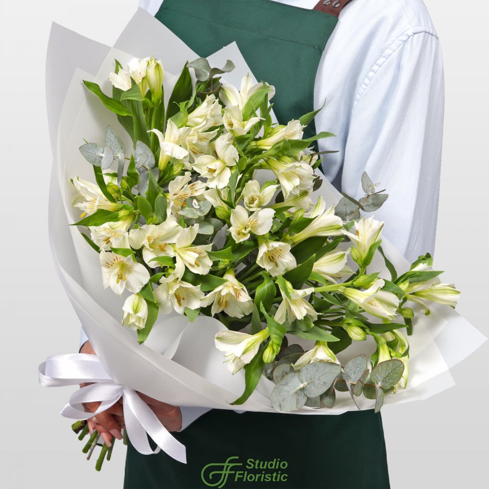 Букет из Альстромерий «Хрустальная Мелодия» Букет из Альстромерий «Хрустальная Мелодия»