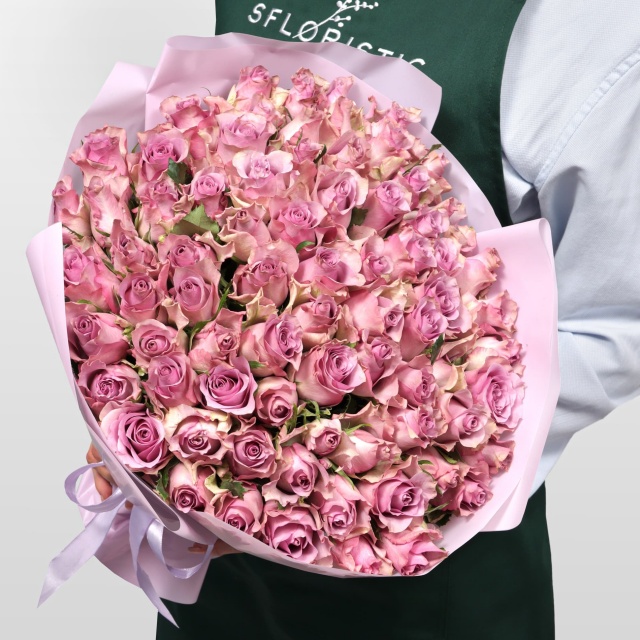 Букет Роз Кения 75 шт «Цвет Тишины» Букет Роз Кения 75 шт «Цвет Тишины»