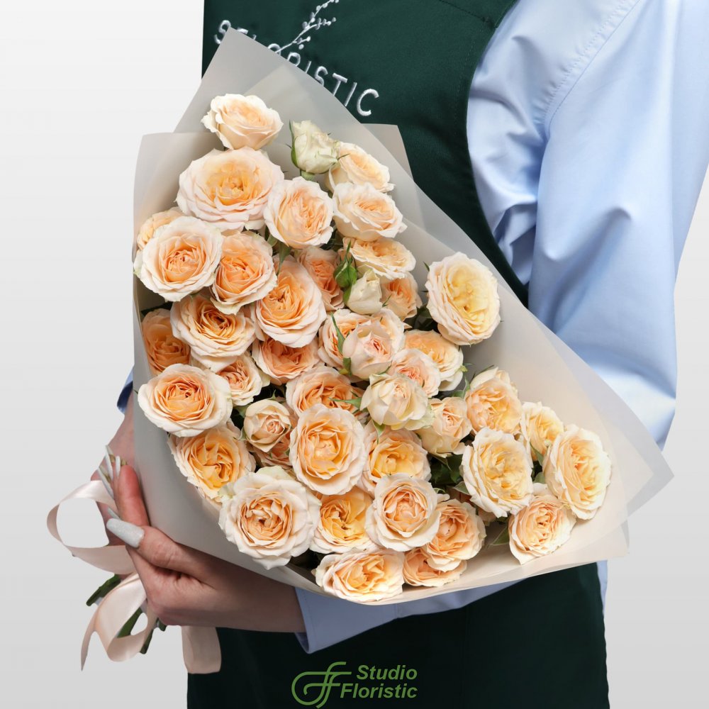 Букет из Кустовых Роз «Письмо весне» Букет из Кустовых Роз «Письмо весне»