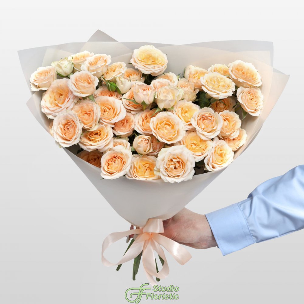 Букет из Кустовых Роз «Письмо весне» Букет из Кустовых Роз «Письмо весне»