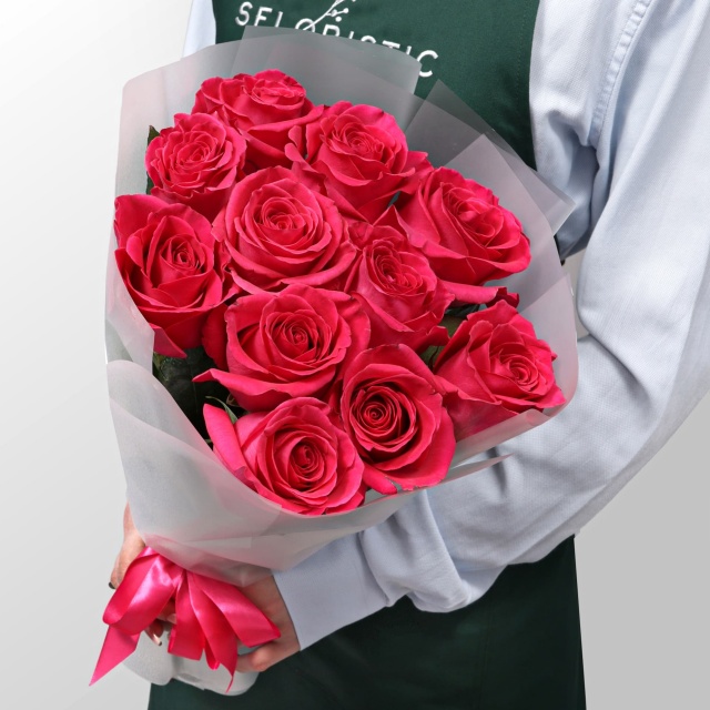 Букет Роз Эквадор 11 шт «Чистое чувство» Букет Роз Эквадор 11 шт «Чистое чувство»