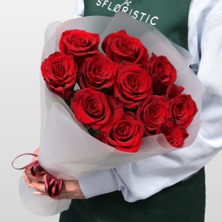 Букет Роз Эквадор 11 шт «Сила притяжения» Букет Роз Эквадор 11 шт «Сила притяжения»