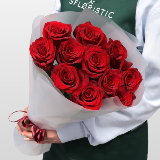 Букет Роз Эквадор 11 шт «Сила притяжения» Букет Роз Эквадор 11 шт «Сила притяжения»