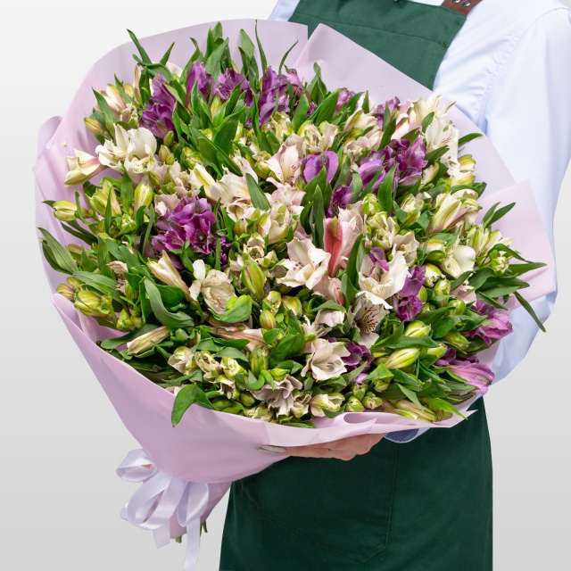 Букет Альстромерий «Цветочный вихрь» Букет Альстромерий «Цветочный вихрь»