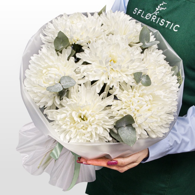 Букет Хризантем «Глоток воздуха» Букет Хризантем «Глоток воздуха»