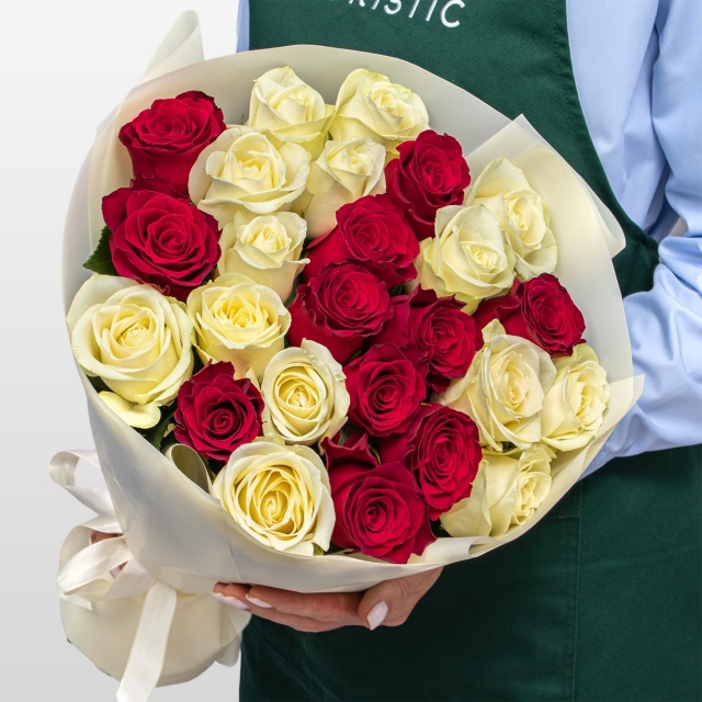 Букет Роз Кения 60 см 25 шт «Сила нежности» Букет Роз Кения 60 см 25 шт «Сила нежности»