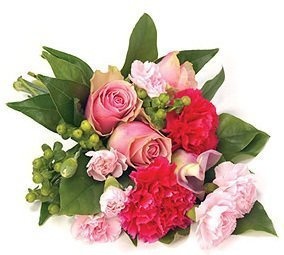 Траурный букет из Роз, Гвоздик и Гиперикума «Воспоминание в цветах» Траурный букет из Роз, Гвоздик и Гиперикума «Воспоминание в цветах»