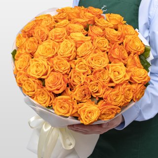 Букет из Роз Элиганс 51 шт «Яркое Восхищение» Букет из Роз Элиганс 51 шт «Яркое Восхищение»