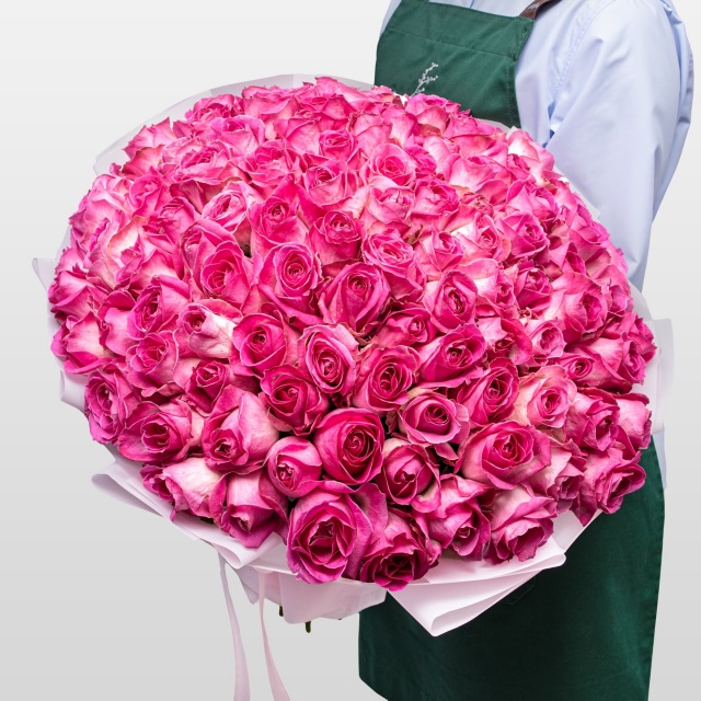 Букет из Роз Либерти 101 шт «Объятие Сердца» Букет из Роз Либерти 101 шт «Объятие Сердца»