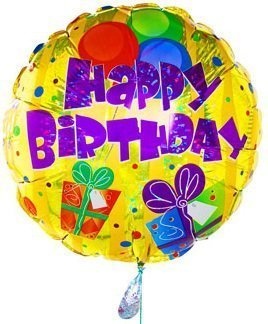 Шарик Счастливый День рождения Шарик Счастливый День рождения